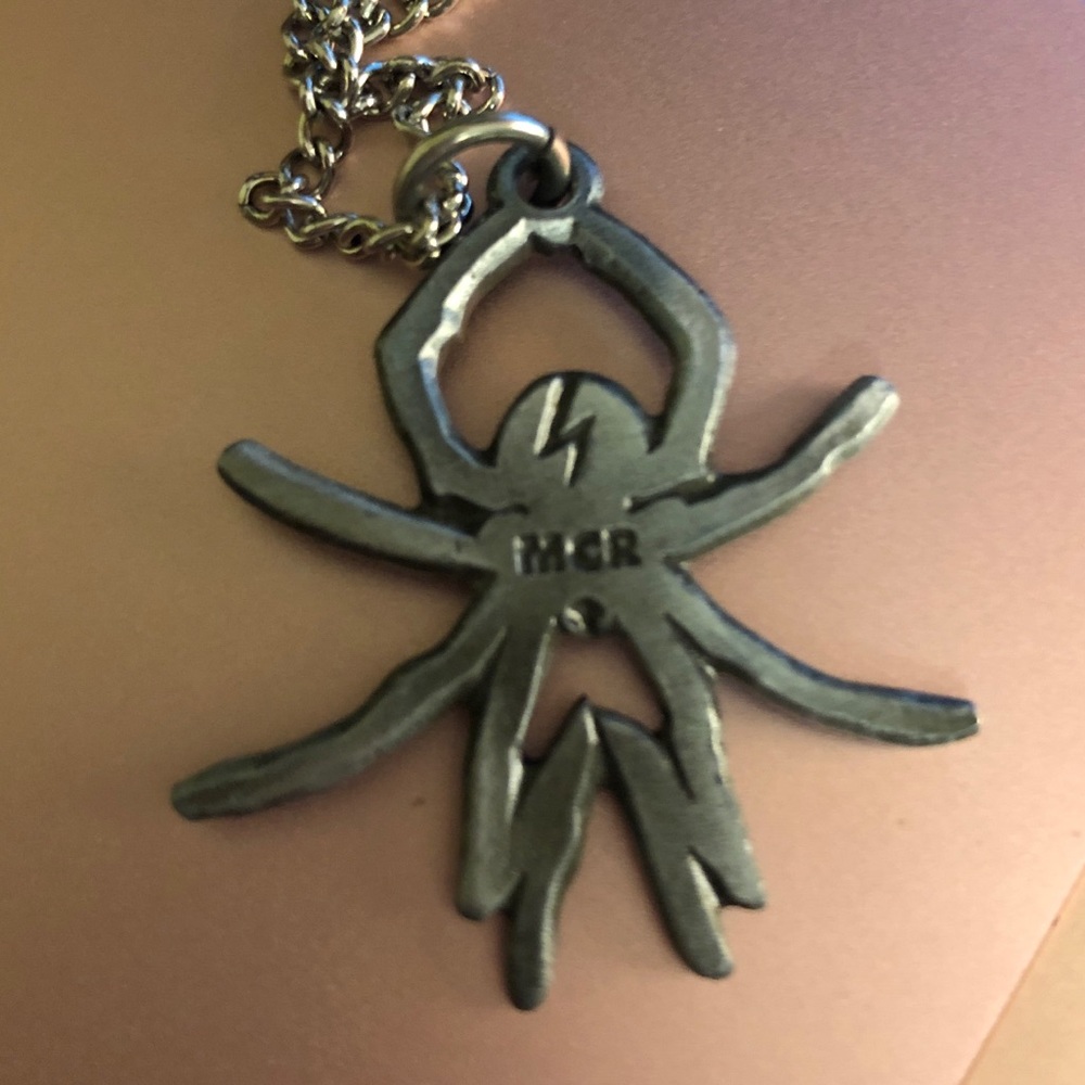 My chemical romance spider necklace